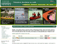 Tablet Screenshot of povoda.cz